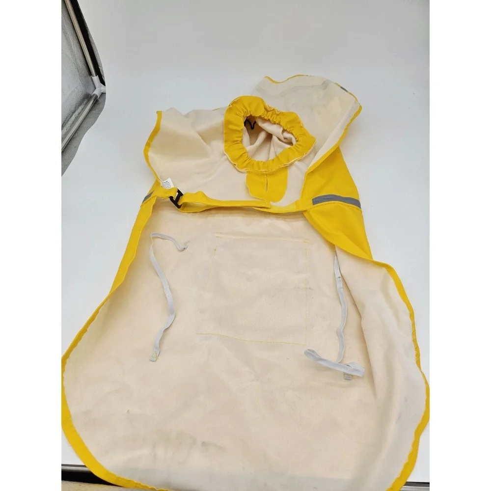 Pet Dog Raincoat Protection Hood Large with Reflective Stripe Strip‎